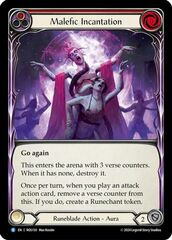 Malefic Incantation (Red) - Rainbow Foil