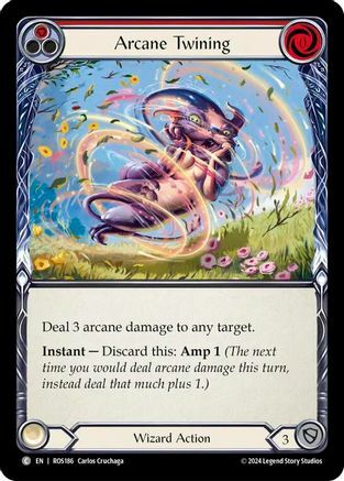 Arcane Twining (Red) - Rainbow Foil