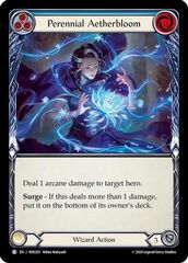 Perennial Aetherbloom (Blue) - Rainbow Foil