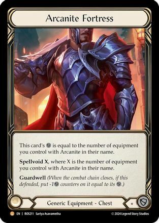 Arcanite Fortress - Rainbow Foil