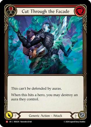 Cut Through the Facade - Rainbow Foil
