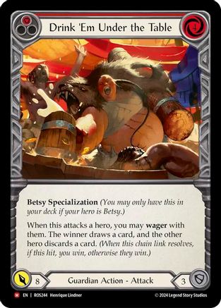 Drink Em Under the Table - Rainbow Foil