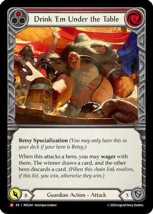 Drink Em Under the Table - Rainbow Foil