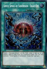 Sinful Spoils of Subversion - Snake-Eye - MP24-EN104 - Prismatic Secret Rare - 1st Edition