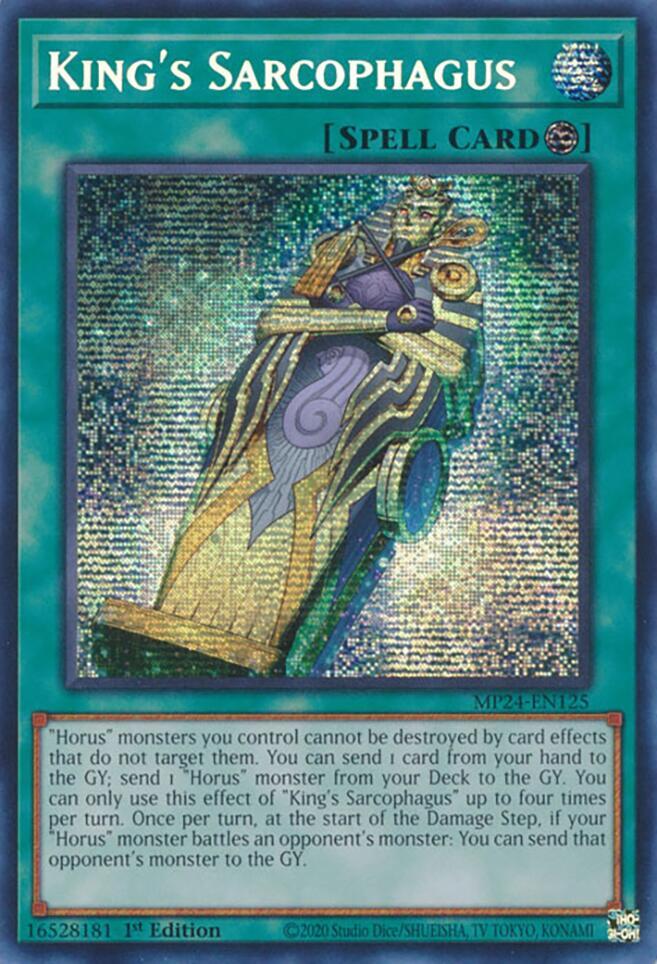 Kings Sarcophagus - MP24-EN125 - Prismatic Secret Rare - 1st Edition