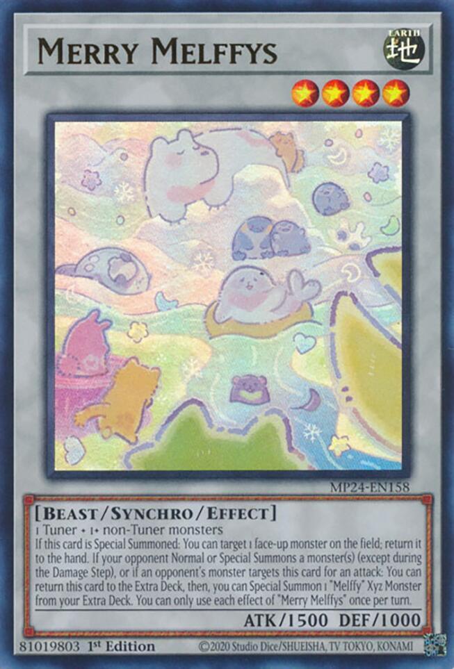 Merry Melffys - MP24-EN158 - Ultra Rare - 1st Edition Merry Melffys - MP24-EN158 - Ultra Rare - 1st Edition