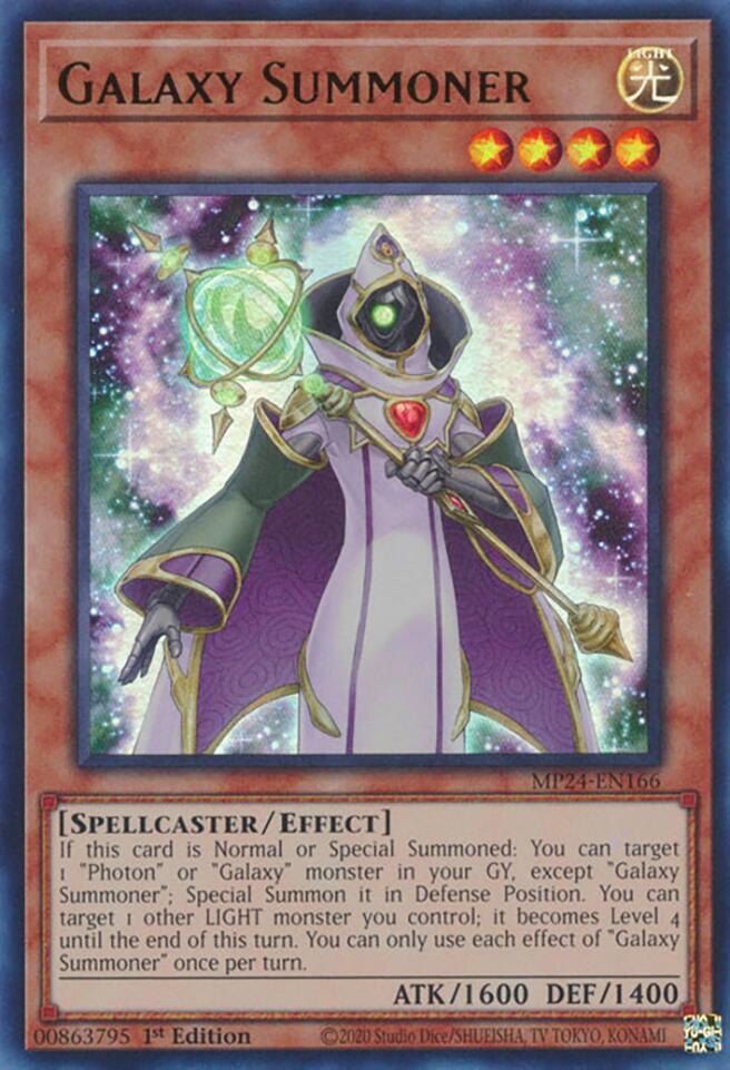 Galaxy Summoner - MP24-EN166 - Ultra Rare - 1st Edition