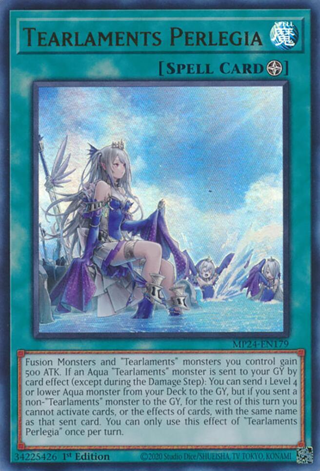 Tearlaments Perlegia - MP24-EN179 - Ultra Rare - 1st Edition Tearlaments Perlegia - MP24-EN179 - Ultra Rare - 1st Edition