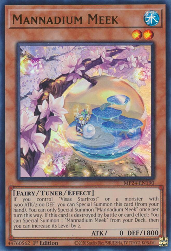 Mannadium Meek - MP24-EN190 - Ultra Rare - 1st Edition