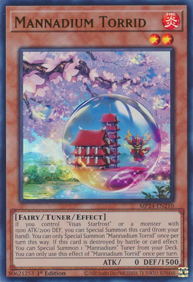 Mannadium Torrid - MP24-EN210 - Ultra Rare - 1st Edition Mannadium Torrid - MP24-EN210 - Ultra Rare - 1st Edition