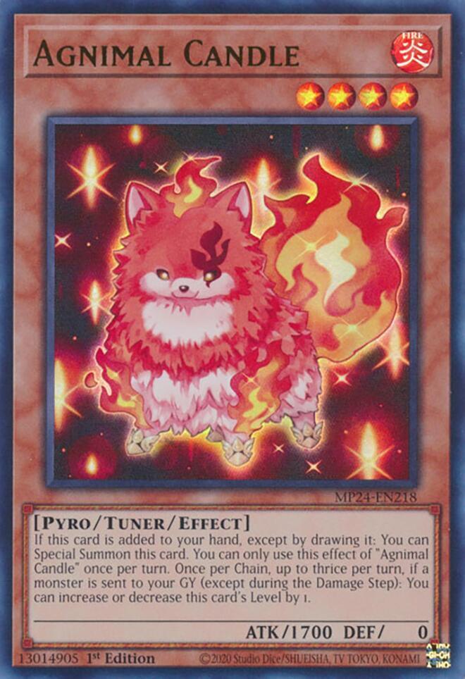 Agnimal Candle - MP24-EN218 - Ultra Rare - 1st Edition Agnimal Candle - MP24-EN218 - Ultra Rare - 1st Edition