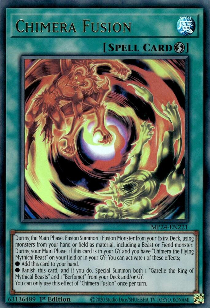 Chimera Fusion - MP24-EN221 - Ultra Rare - 1st Edition