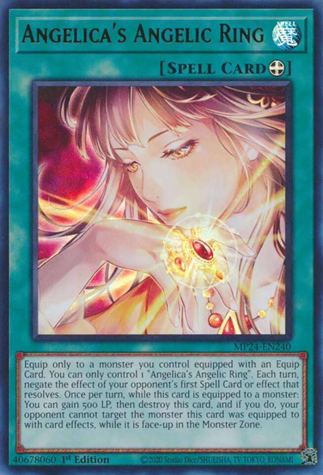Angelicas Angelic Ring - MP24-EN240 - Ultra Rare - 1st Edition