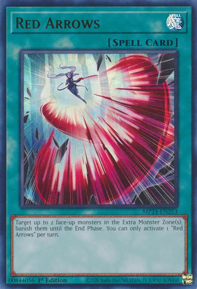 Red Arrows - MP24-EN253 - Ultra Rare - 1st Edition Red Arrows - MP24-EN253 - Ultra Rare - 1st Edition