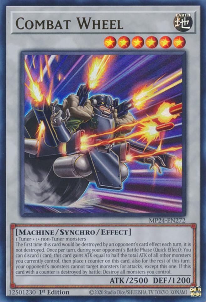 Combat Wheel - MP24-EN272 - Ultra Rare - 1st Edition Combat Wheel - MP24-EN272 - Ultra Rare - 1st Edition
