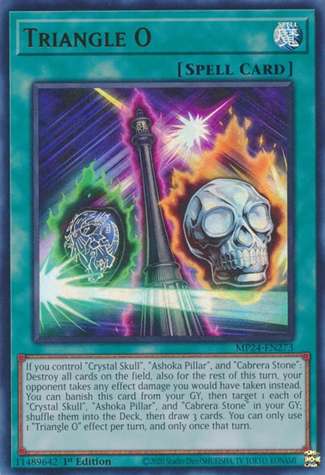 Triangle O - MP24-EN273 - Ultra Rare - 1st Edition Triangle O - MP24-EN273 - Ultra Rare - 1st Edition