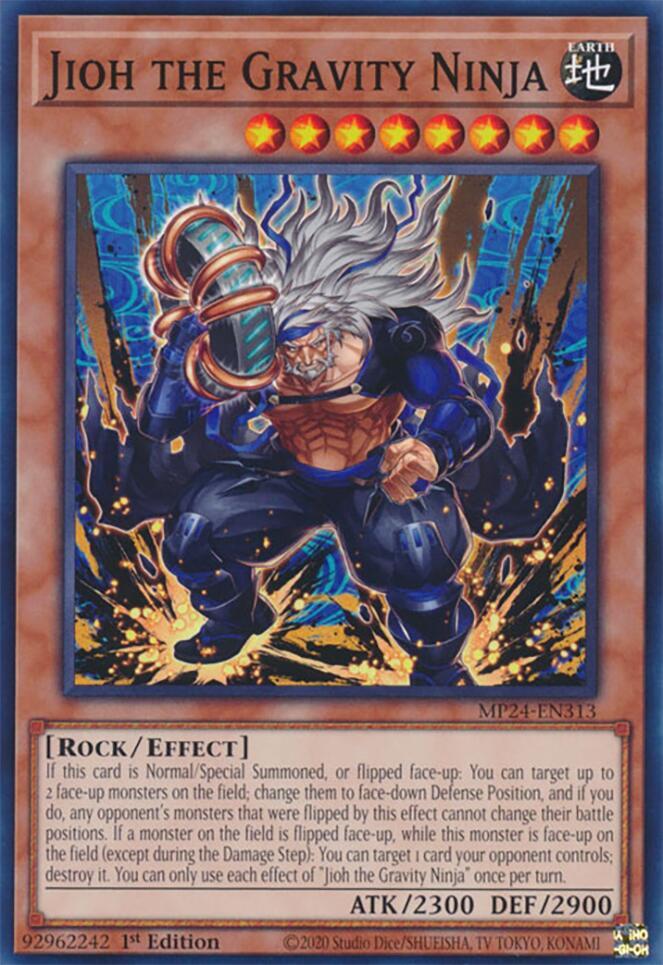 Jioh the Gravity Ninja - MP24-EN313 - Common - 1st Edition Jioh the Gravity Ninja - MP24-EN313 - Common - 1st Edition