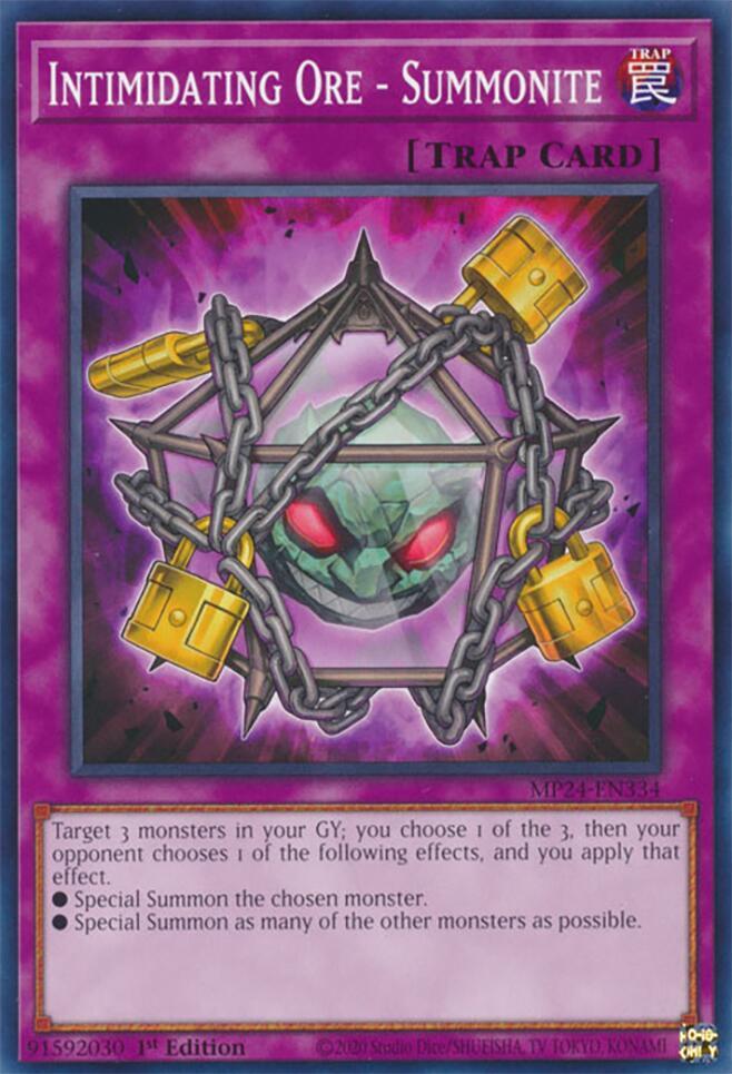 Intimidating Ore - Summonite - MP24-EN334 - Common - 1st Edition Intimidating Ore - Summonite - MP24-EN334 - Common - 1st Edition