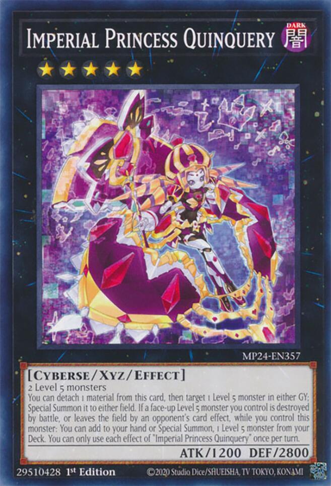Imperial Princess Quinquery - MP24-EN357 - Common - 1st Edition Imperial Princess Quinquery - MP24-EN357 - Common - 1st Edition