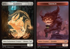 Glimmer // Gremlin Double-Sided Token - Foil