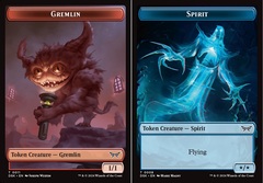 Gremlin // Spirit (0008) Double-Sided Token - Foil