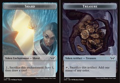 Shard // Treasure Double-Sided Token - Foil