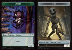 Spider // Toy Double-Sided Token - Foil