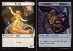 Spirit (0006) // Treasure (0015) Double-Sided Token - Foil