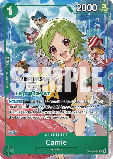 Camie - OP06-025 - P - (Championship 2024 Top Player Pack)