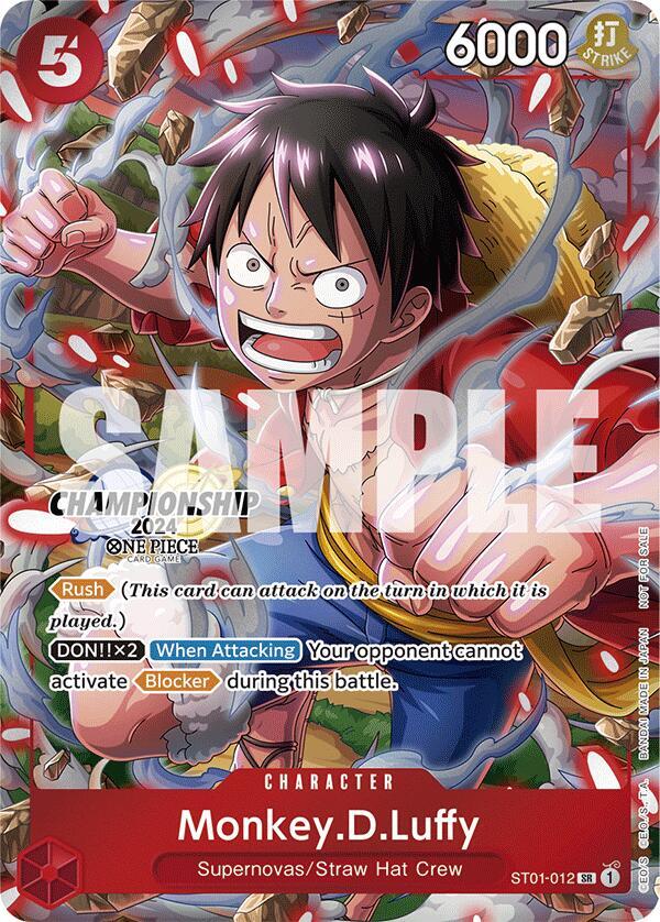 Monkey.D.Luffy - ST01-012 - P - (CS 2024 Celebration Pack) - Foil