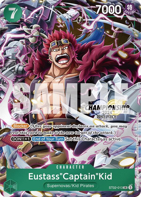 EustassCaptainKid - ST02-013 - P - (CS 2024 Celebration Pack) - Foil