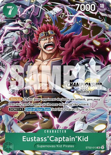 EustassCaptainKid - ST02-013 - P - (CS 2024 Celebration Pack) - Foil