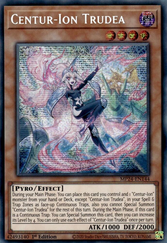 Centur-Ion Trudea - MP24-EN144 - Prismatic Secret Rare - 1st Edition