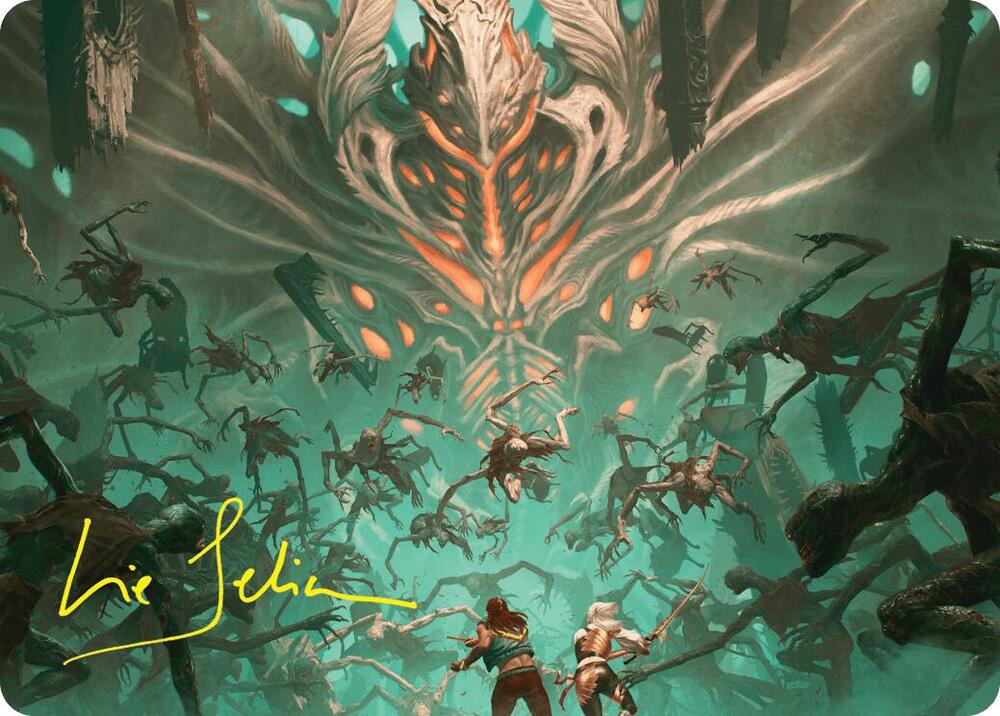 Valgavoths Onslaught Art Card - Gold-Stamped Signature