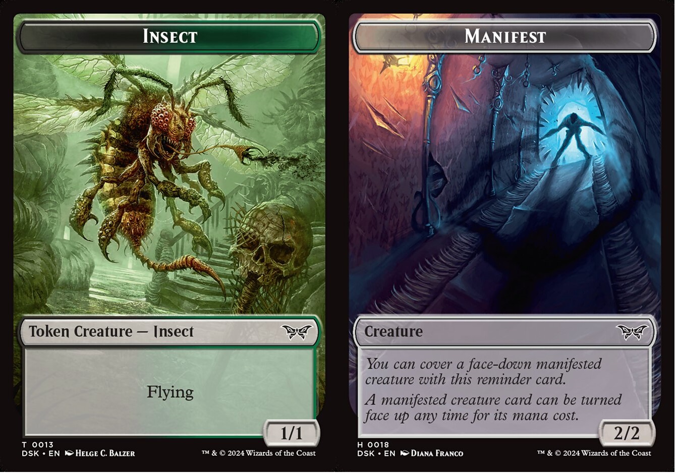 [Deprecated] Insect (0013) // Manifest (0018) Double-Sided Token