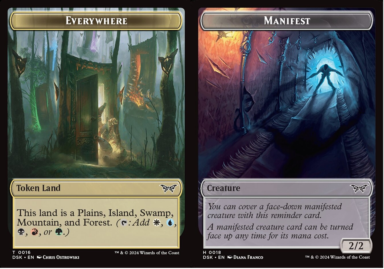 [Deprecated] Everywhere (0016) // Manifest (0018) Double-Sided Token - Foil