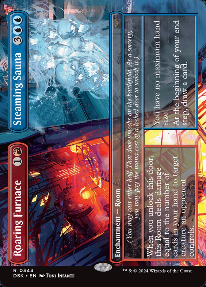 Roaring Furnace // Steaming Sauna - Foil - Borderless