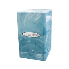 Ultra Pro - Marble Satin Tower Deck Box - Blue/White