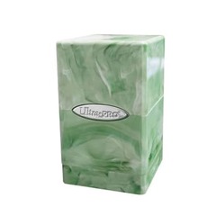 Ultra Pro -Marble Satin Tower Deck Box - Lime Green/White