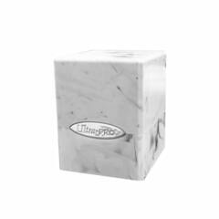 Ultra Pro - Marble Satin Cube Deck Box - Black/White