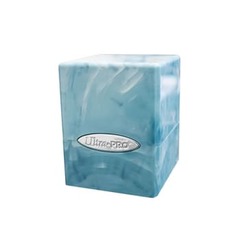 Ultra Pro - Marble Satin Cube Deck Box - Blue/White