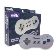 Dogbone Controller (Grey/Purple) for NES