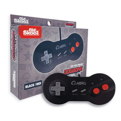 Dogbone Controller (Black/Red) for NES