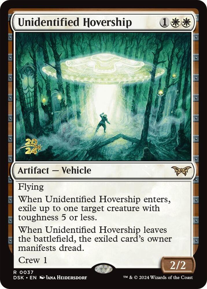 Unidentified Hovership - Foil - Prerelease Promo