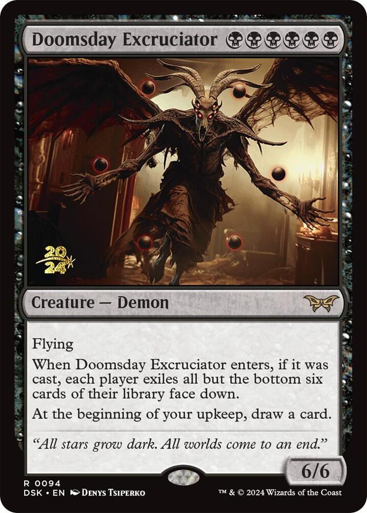 Doomsday Excruciator - Foil - Prerelease Promo