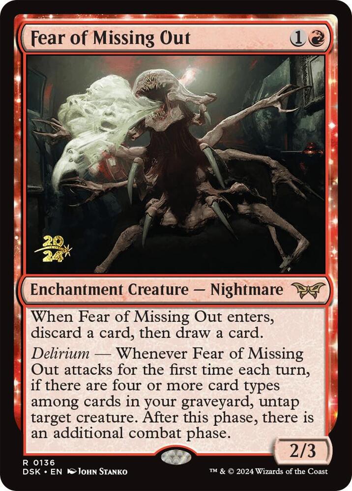 Fear of Missing Out - Foil - Prerelease Promo