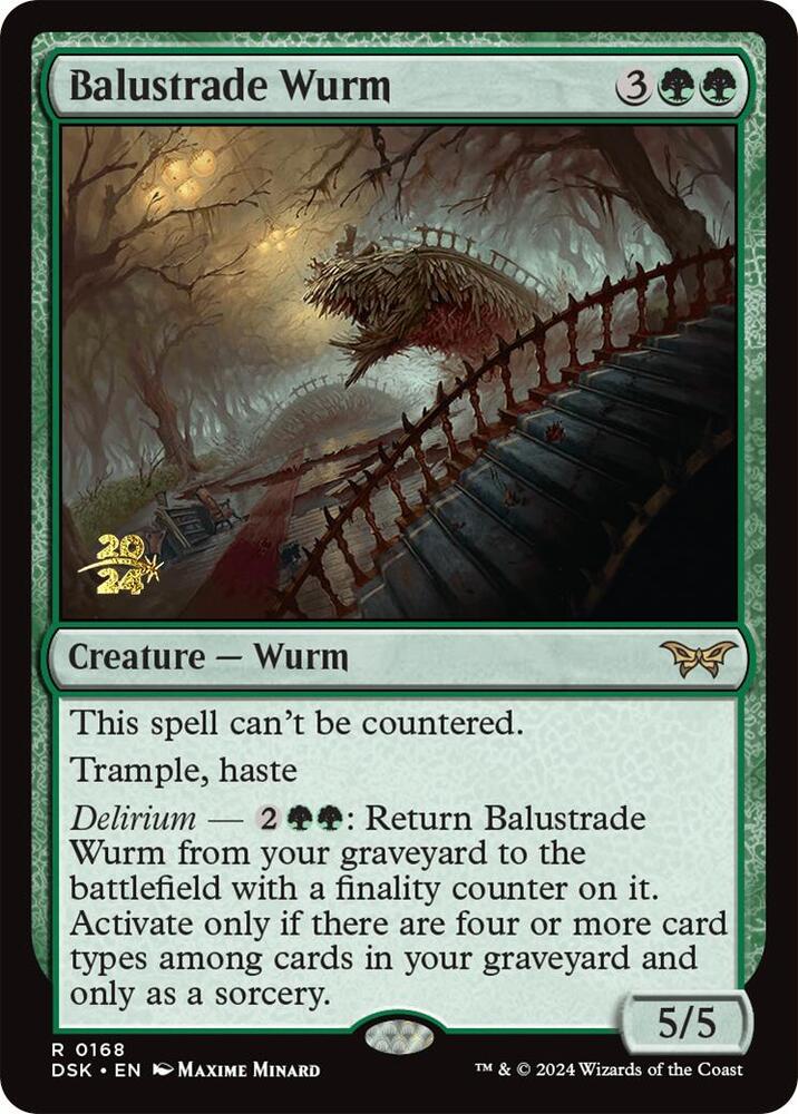 Balustrade Wurm - Foil - Prerelease Promo