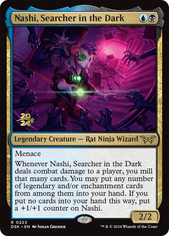 Nashi, Searcher in the Dark - Foil - Prerelease Promo