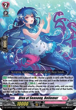 Diva of Seasong, Bellemer - DZ-LBT01/023EN - RR