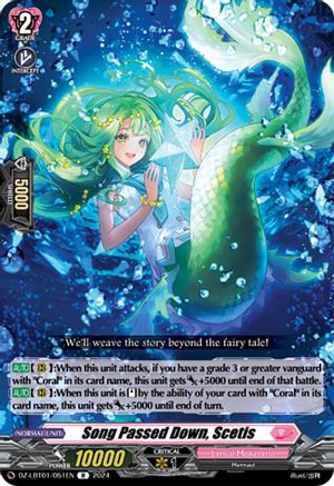 Song Passed Down, Scetis - DZ-LBT01/051EN - R